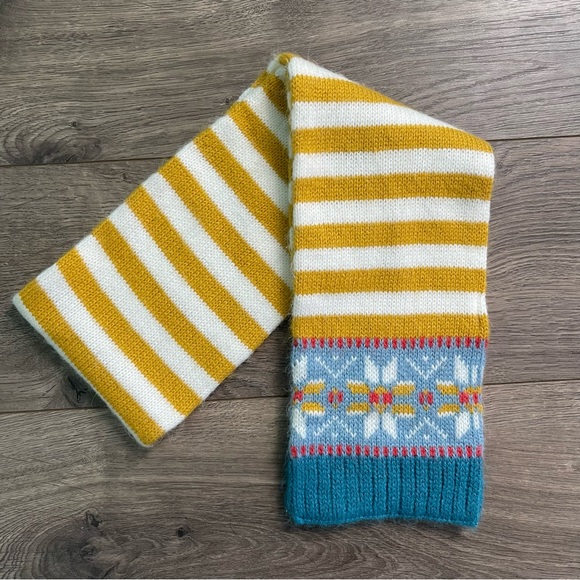 Mini Boden 2-6 Years Striped Winter Scarf - Picture 1 of 5